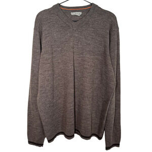 Smartwool Brown V-Neck Sweater